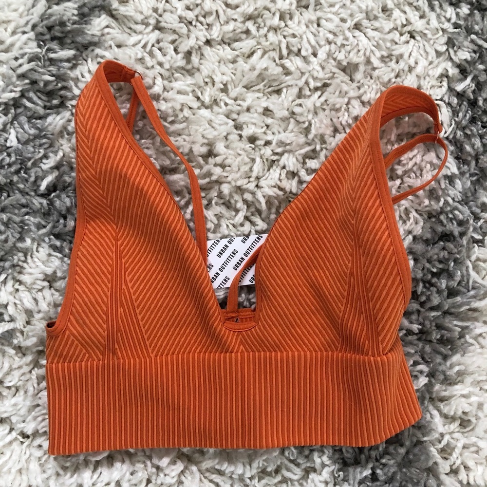 Orange bralette